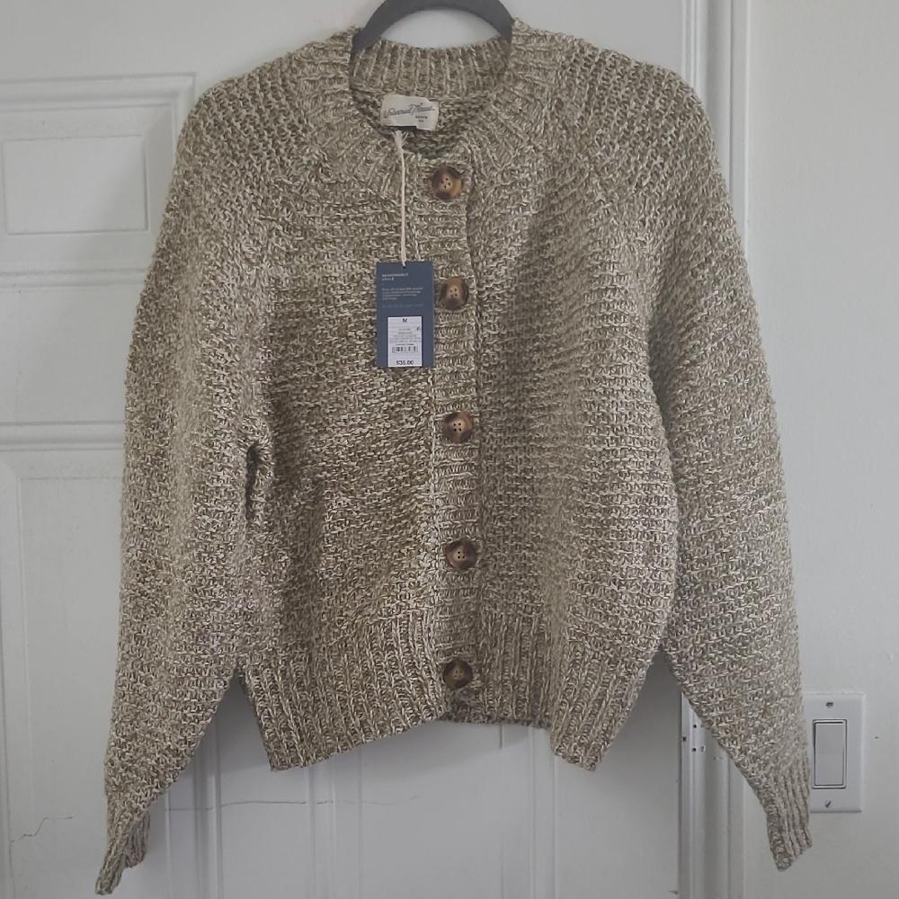 Universal Thread Textured Brown Cardigan